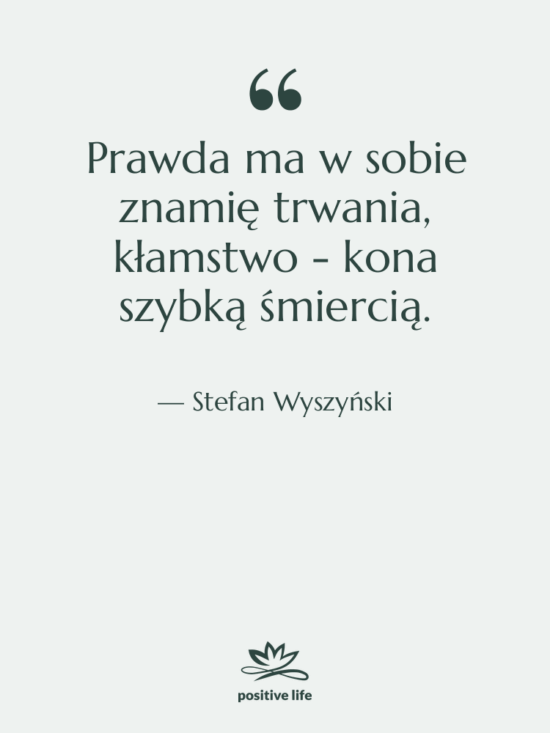 Cytat: Stefan Wyszyński - Prawda ma w sobie znamię…
