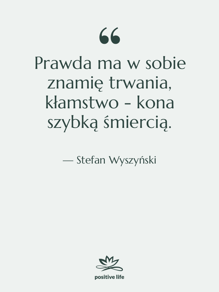 Cytat: Stefan Wyszyński - Prawda ma w sobie znamię…