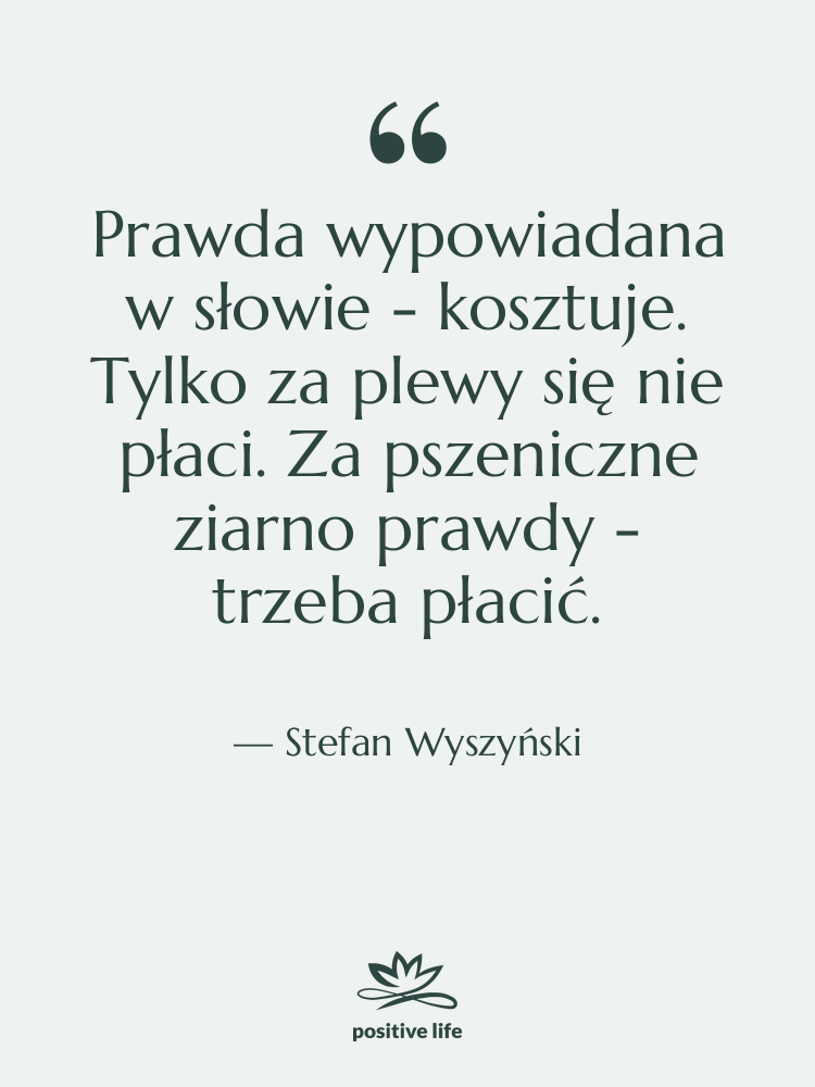 Cytat: Stefan Wyszyński - Prawda wypowiadana w słowie -…