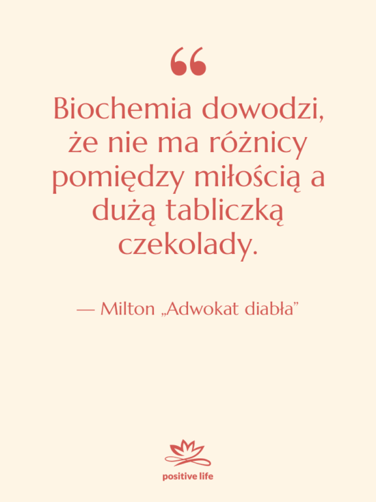 Cytat: Milton „Adwokat diabła” - Biochemia dowodzi, że nie ma…
