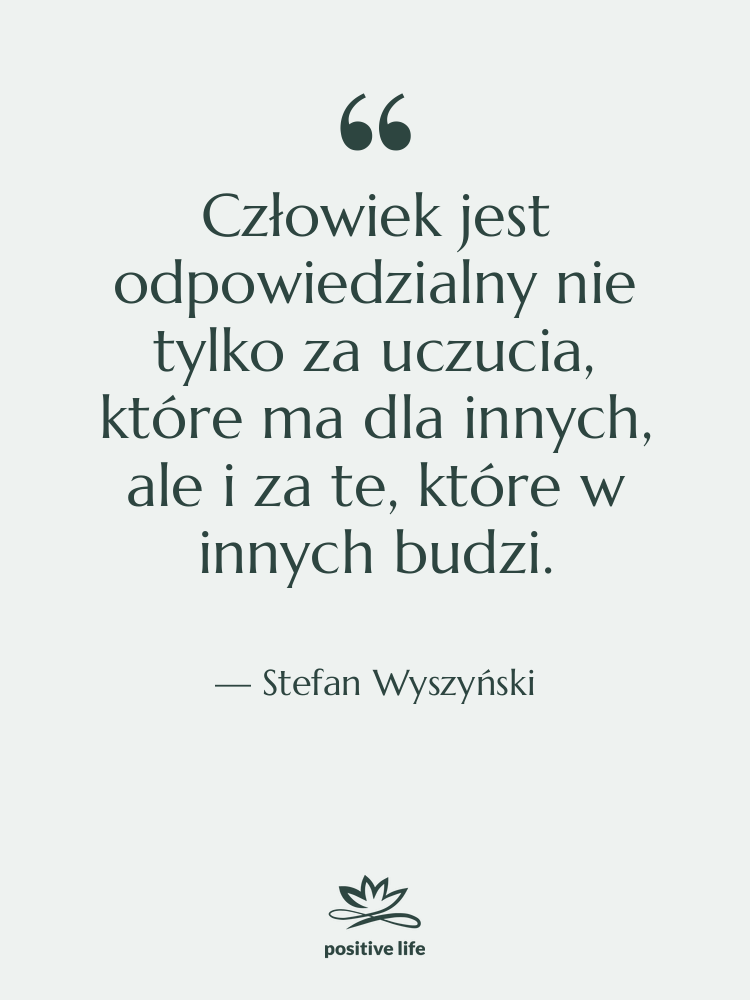 Cytat: Stefan Wyszyński - Człowiek jest odpowiedzialny nie tylko…