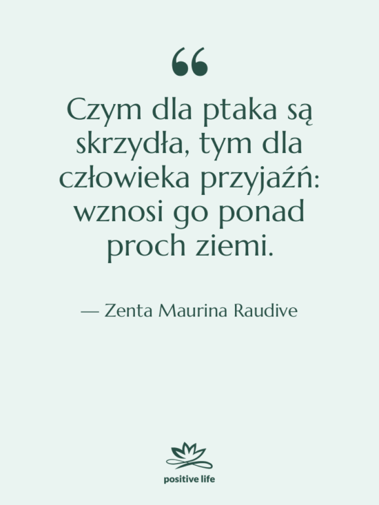 Cytat: Zenta Maurina Raudive - Czym dla ptaka są skrzydła,…