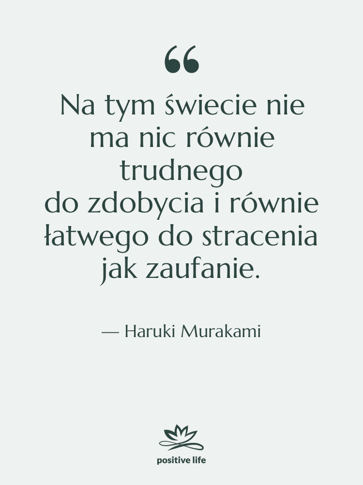 Cytat: Haruki Murakami - Na tym świecie nie ma&hellip;