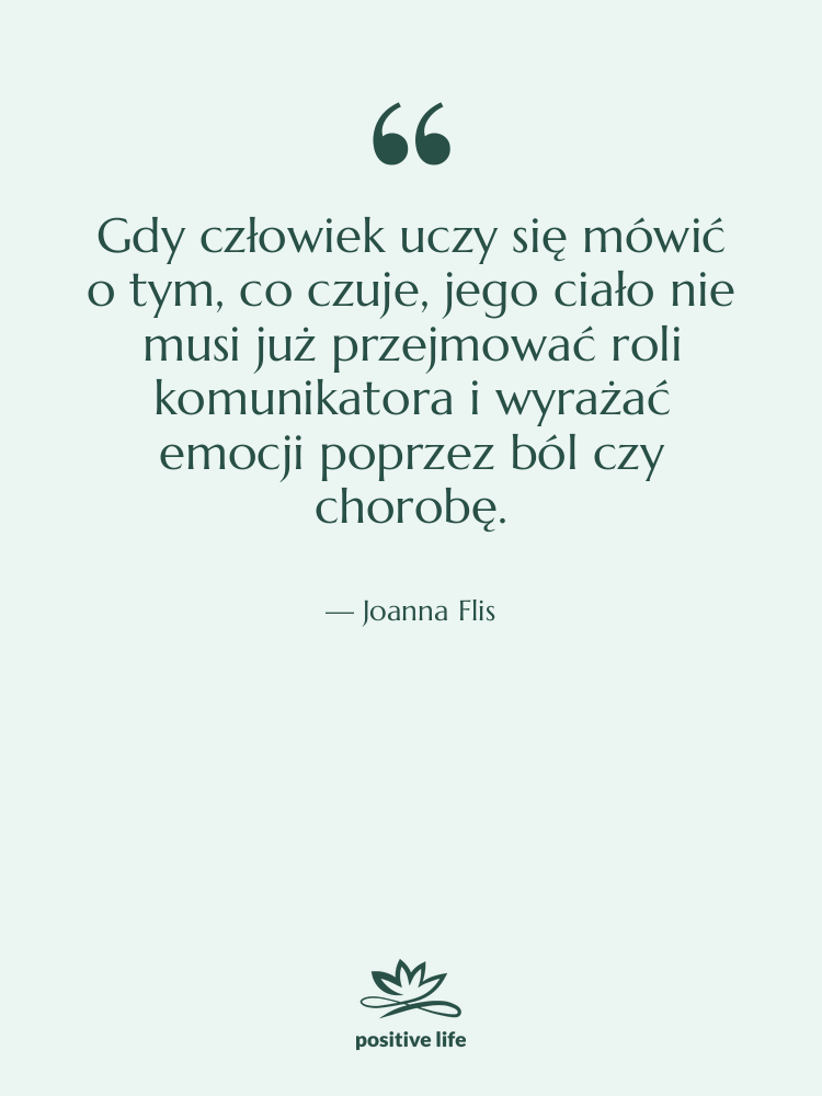 Cytat: Joanna Flis - Gdy człowiek uczy się mówić&hellip;
